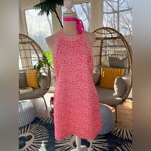 Hutch Halter Pink Shift Dress size Large